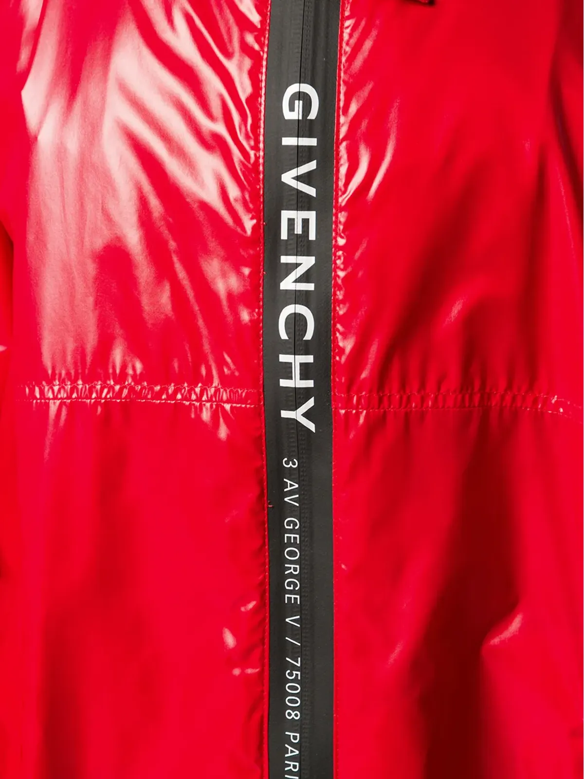 Givenchy フード付きジップレインジャケット - 画像5