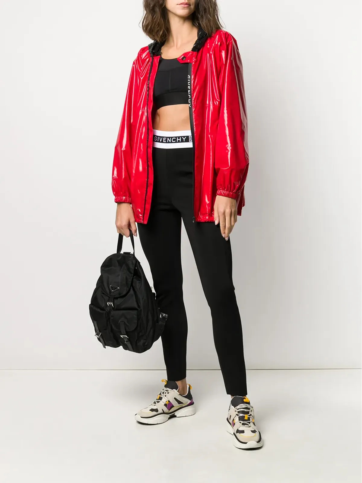 Givenchy フード付きジップレインジャケット - 画像2