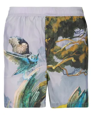 Valentino Garavani Floating Islandプリント スイムショーツ グレー - サムネイル1
