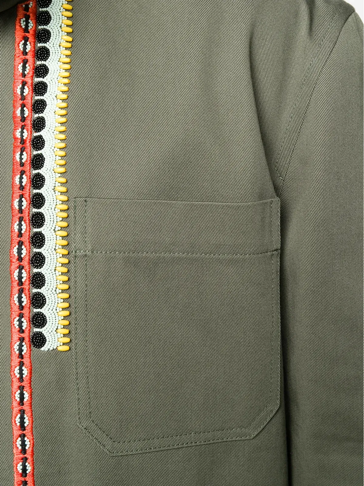 Valentino Garavani 刺繍入りシャツジャケット - 画像5