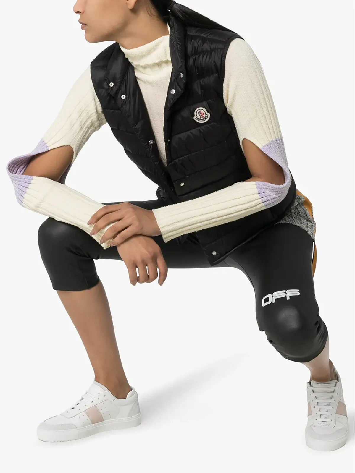 Moncler ライネ ジレ - ブラック - 画像2