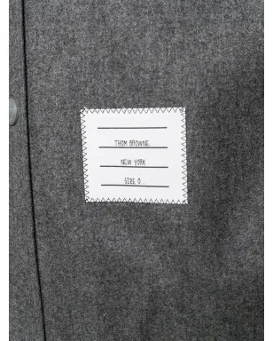 Thom Browne ロゴパッチシャツジャケット - サムネイル5