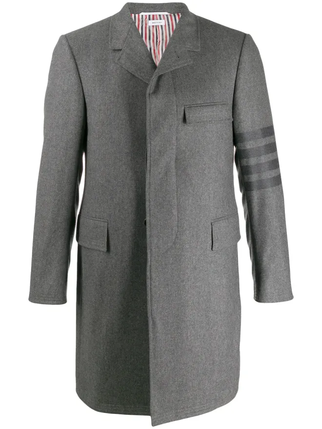 Thom Browne Thom Browne チェスターフィールド・オーバーコート 4バー グレーの商品画像