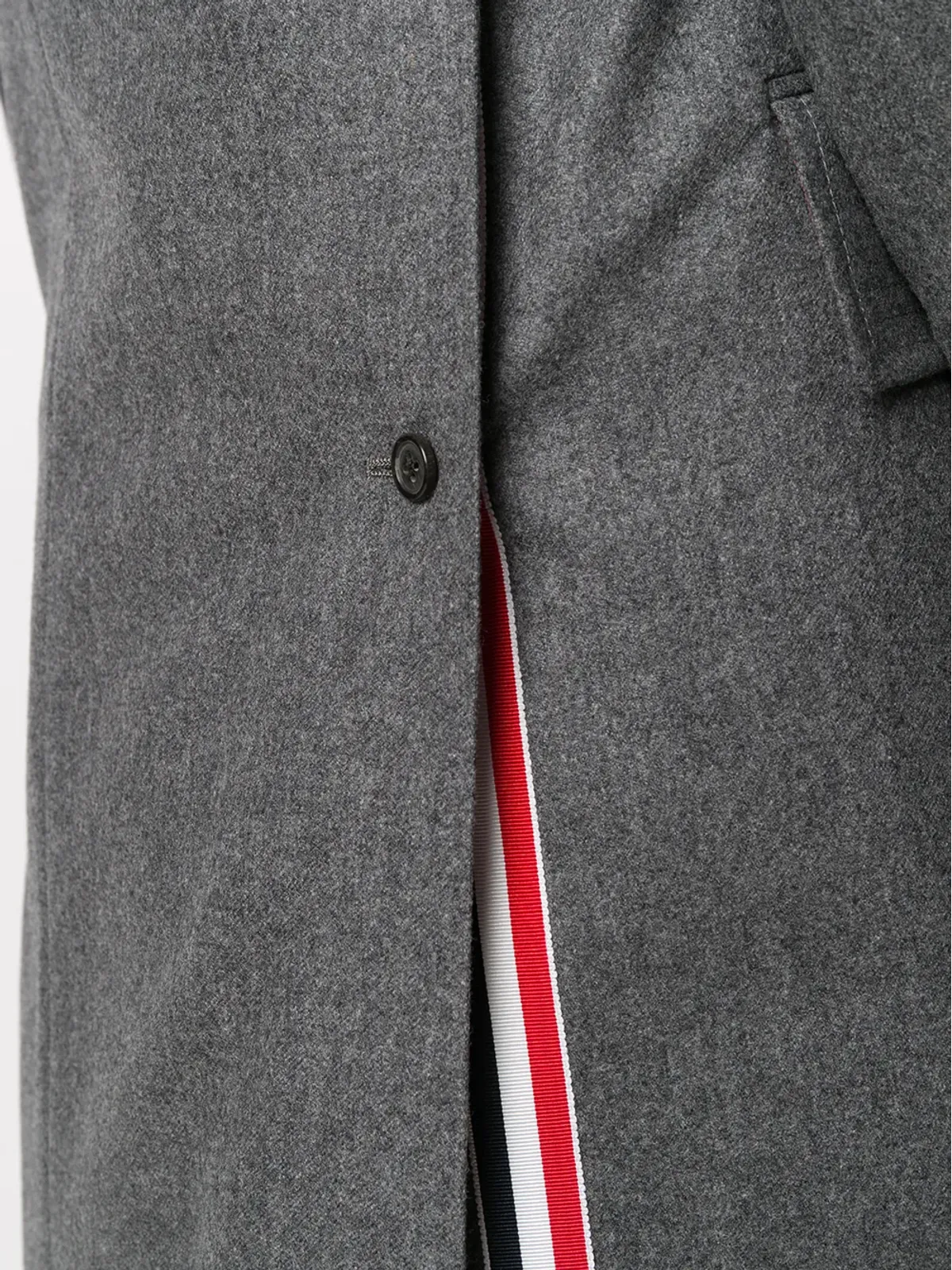 Thom Browne チェスターフィールド・オーバーコート 4バー グレー - 画像5