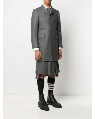 Thom Browne チェスターフィールド・オーバーコート 4バー グレー - サムネイル3