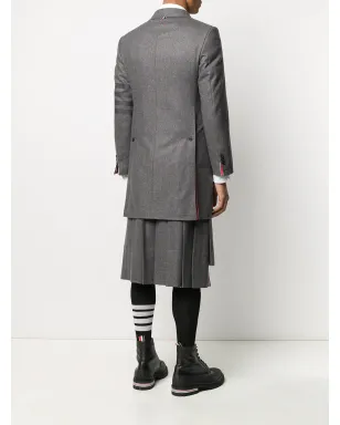 Thom Browne チェスターフィールド・オーバーコート 4バー グレー - サムネイル4