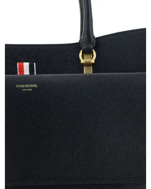 Thom Browne デュエット トートバッグ - ブラック - サムネイル4