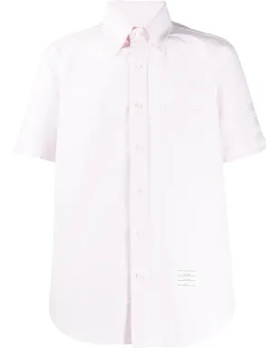Thom Browne サテン織り4-Barシャツ - ピンク - サムネイル1