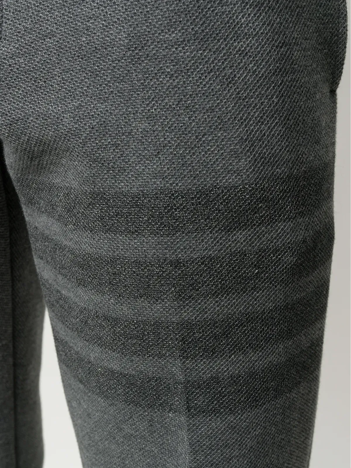 Thom Browne 4-Bar スリムフィット トーン・オン・トーン トラウザーズ - 画像5