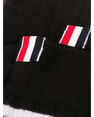 Thom Browne アスレチック ミッドカーフ 4バー ソックス - ブラック - サムネイル2