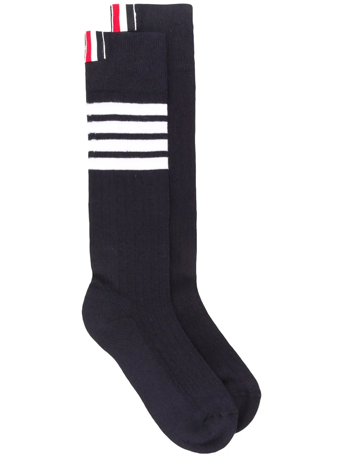 Thom Browne 4バー アスレチック ミッドカーフ ソックス - ブルー - 画像1