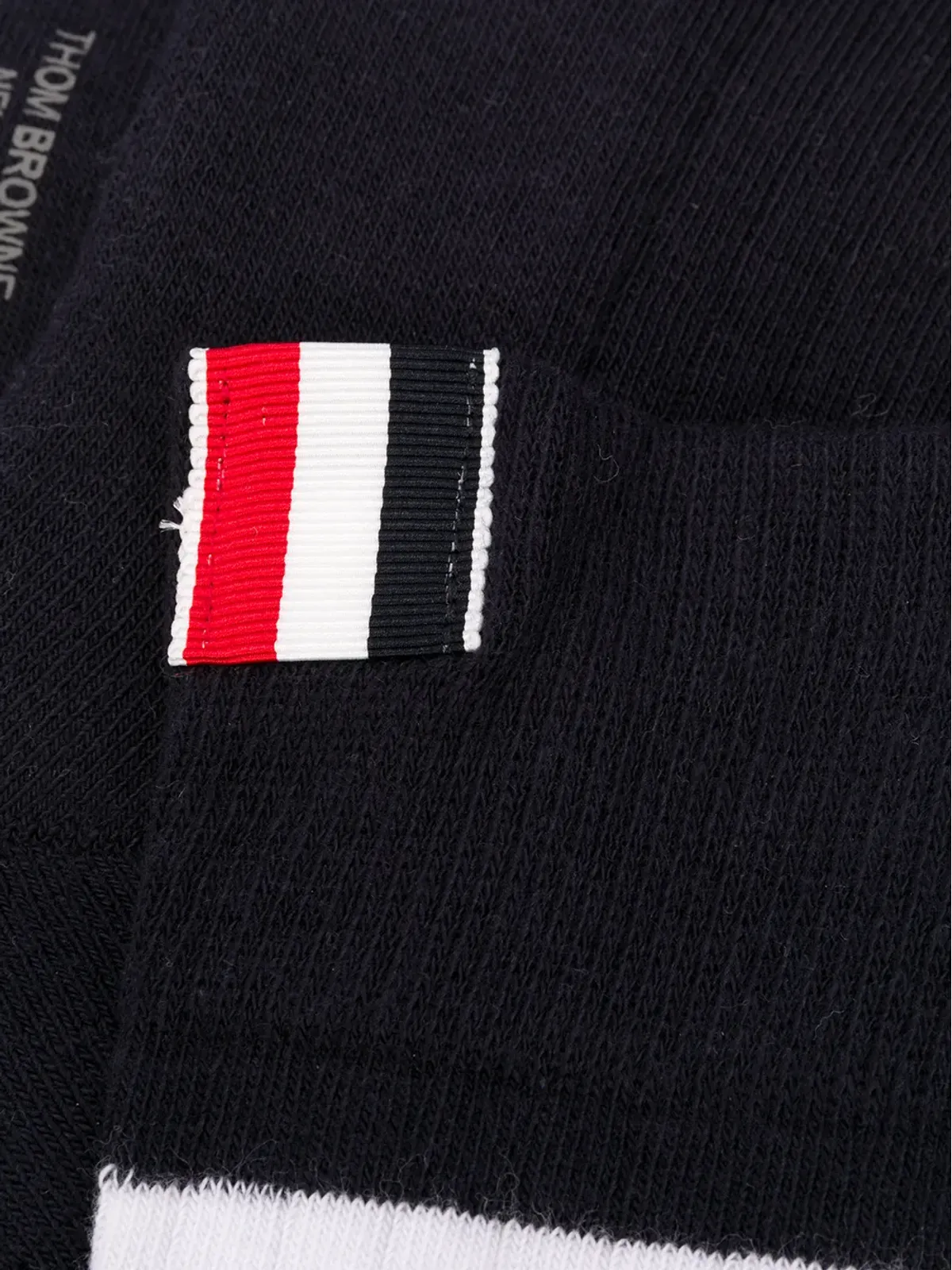 Thom Browne 4バー アスレチック ミッドカーフ ソックス - ブルー - 画像2