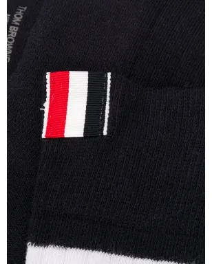 Thom Browne 4バー アスレチック ミッドカーフ ソックス - ブルー - サムネイル2