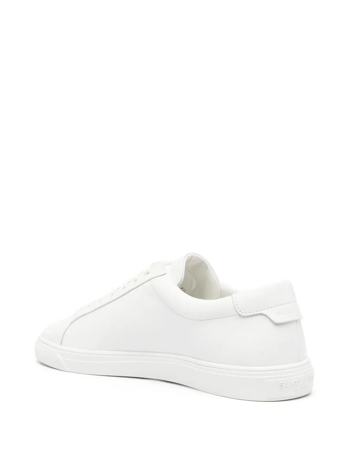 Saint Laurent アンディ レザー スニーカー - ホワイト - 画像3