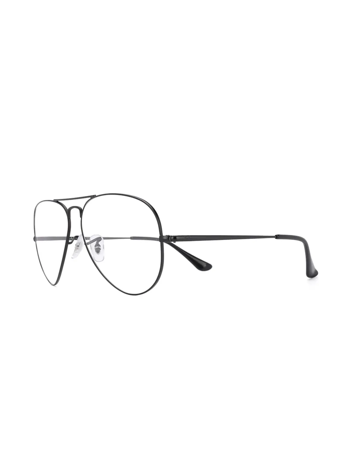 Ray-Ban オーバーサイズ丸型フレーム眼鏡 - ブラック - 画像2