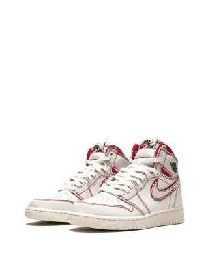 Jordan Kids エアジョーダン1 レトロ ハイ OG Phantom スニーカー - サムネイル2