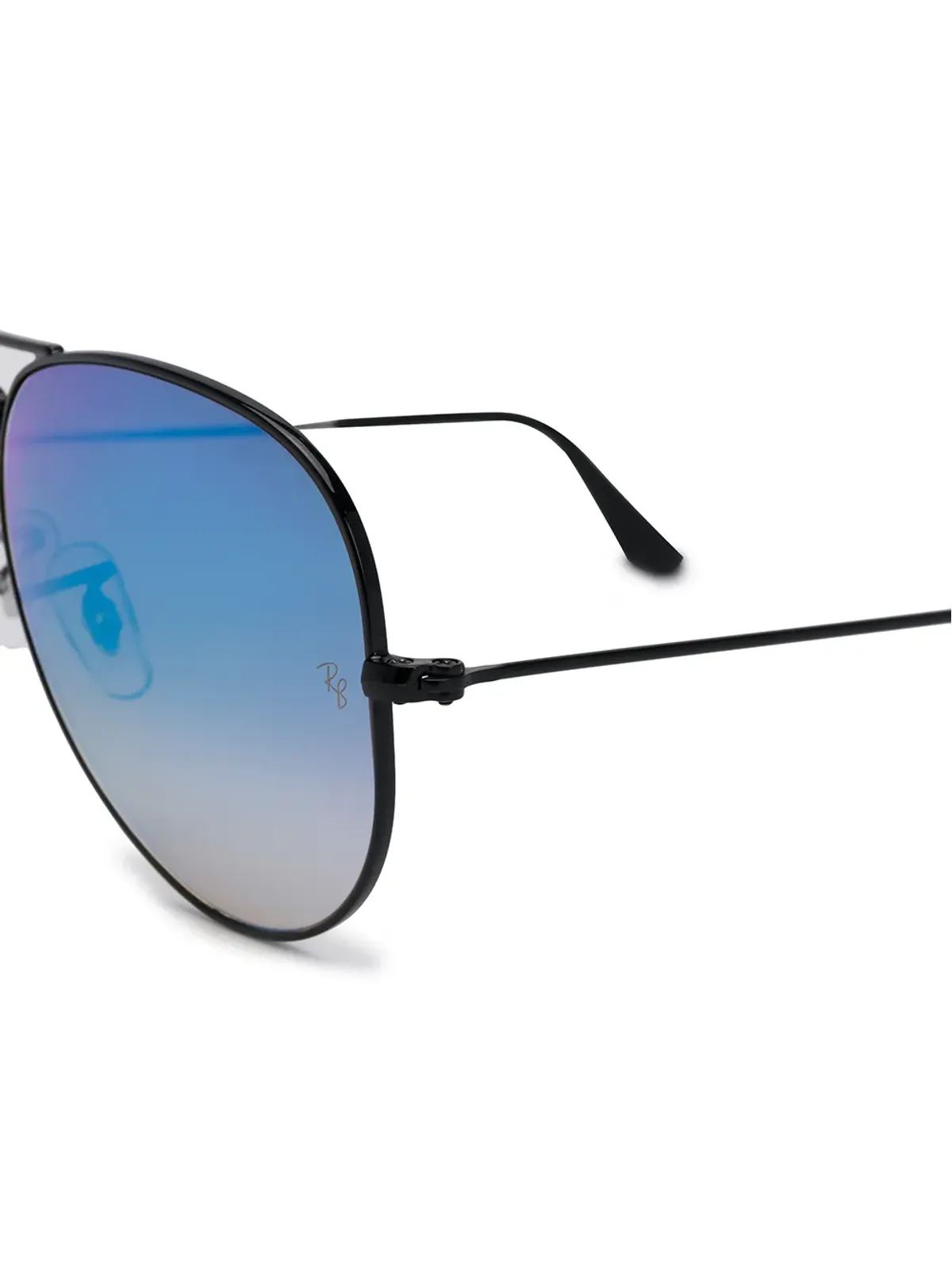 Ray-Ban アビエーター グラデーション サングラス - シルバー - 画像3