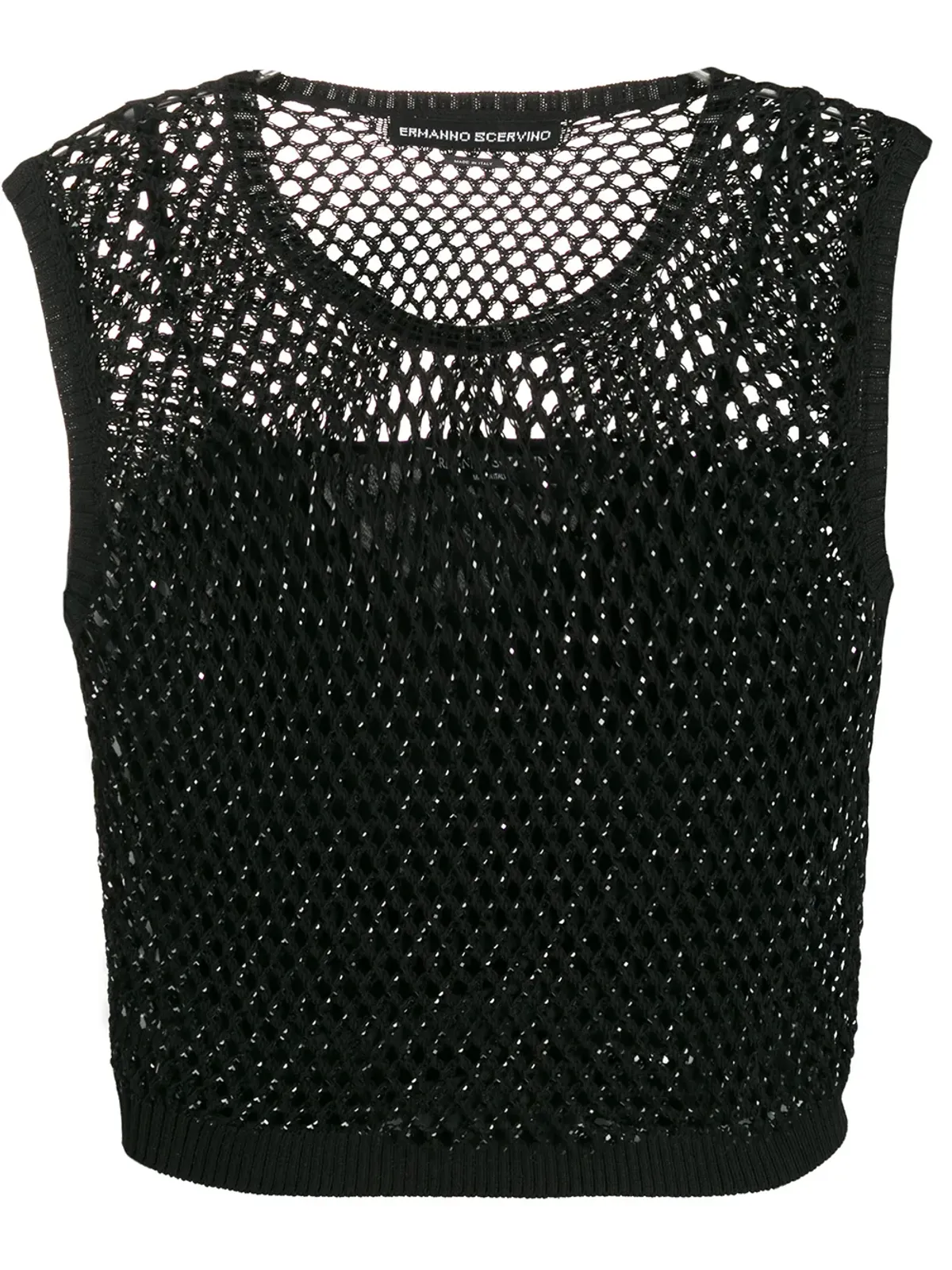 Ermanno Scervino クリスタルタンクトップ - 画像1