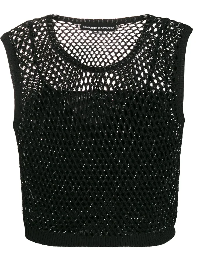 Ermanno Scervino Ermanno Scervino クリスタルタンクトップの商品画像