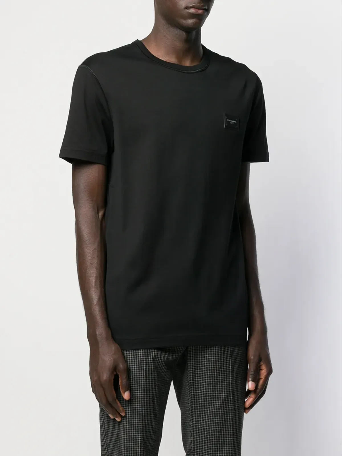Dolce & Gabbana ロゴタグ コットン Tシャツ - 画像3