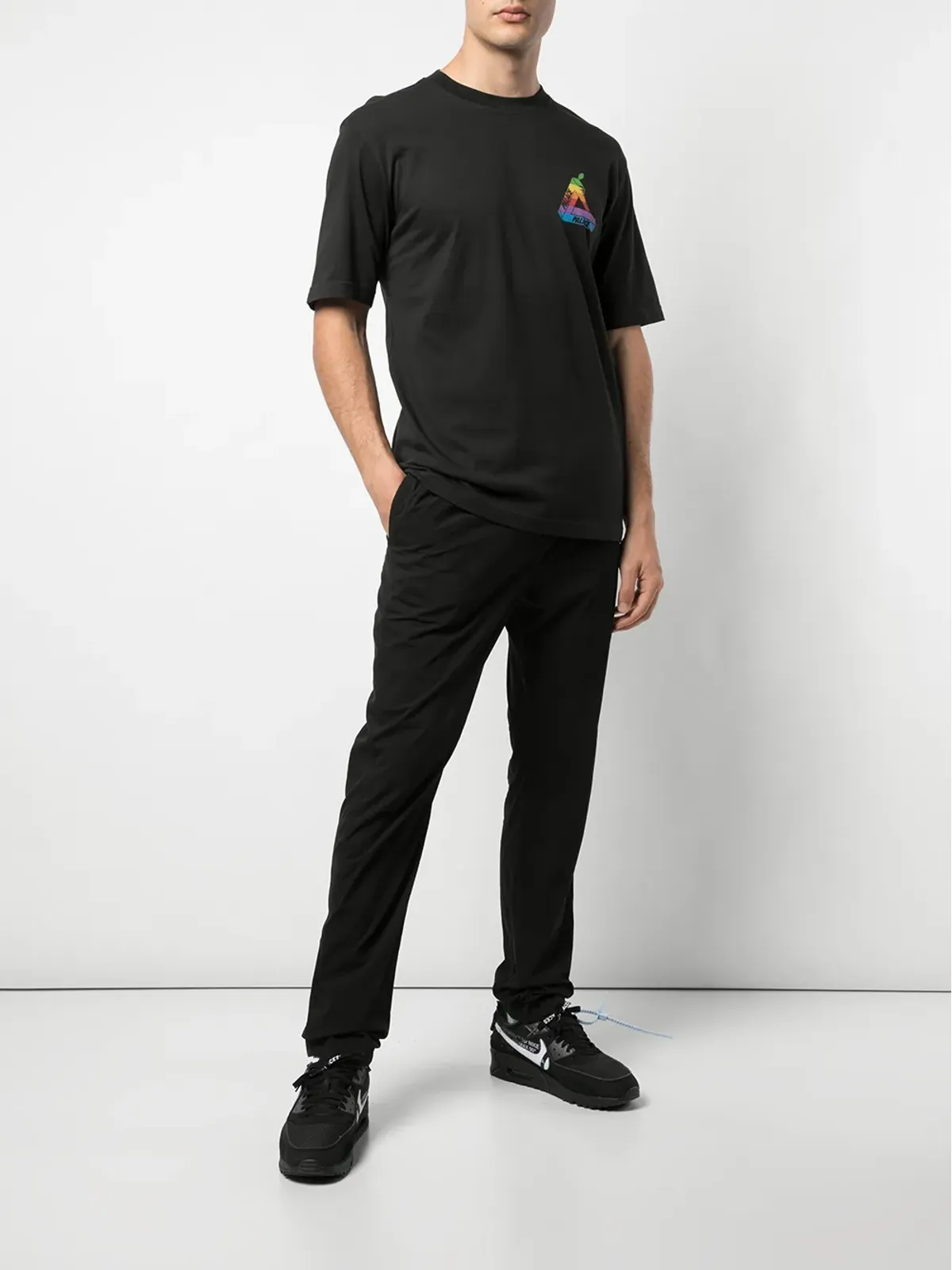 Palace Jobsworth グラフィックプリント Tシャツ - ブラック - 画像2