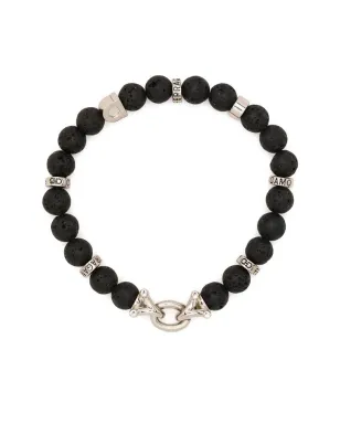 Ferragamo ストーンビーズブレスレット - ブラック - サムネイル1