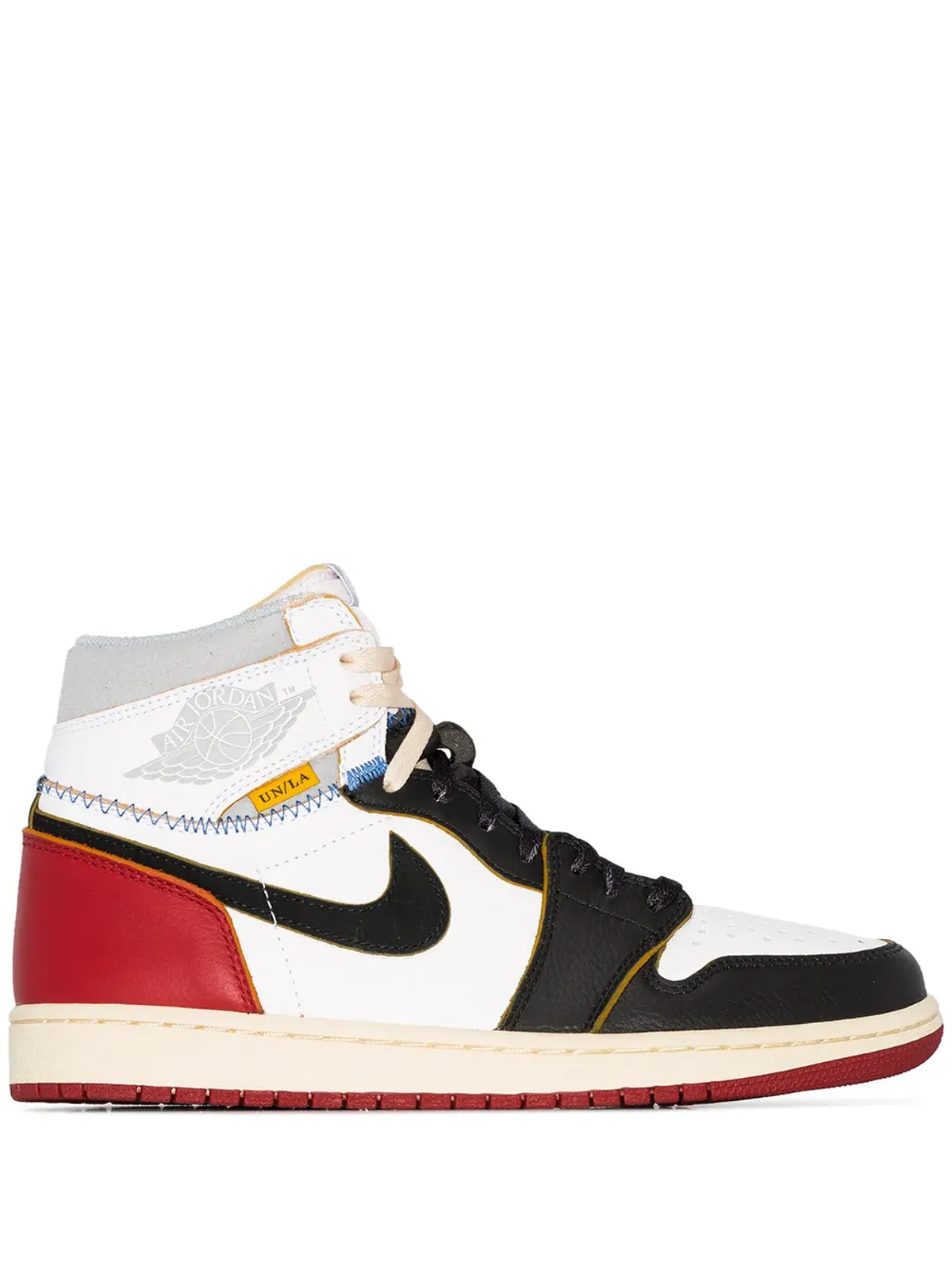 Jordan エアジョーダン1 レトロ ハイ OG NRG「Black Toe」スニーカー - ホワイト - 画像1