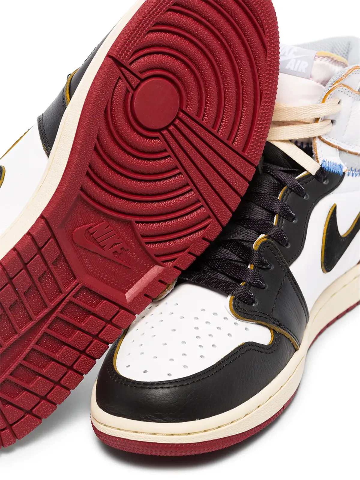 Jordan エアジョーダン1 レトロ ハイ OG NRG「Black Toe」スニーカー - ホワイト - 画像3