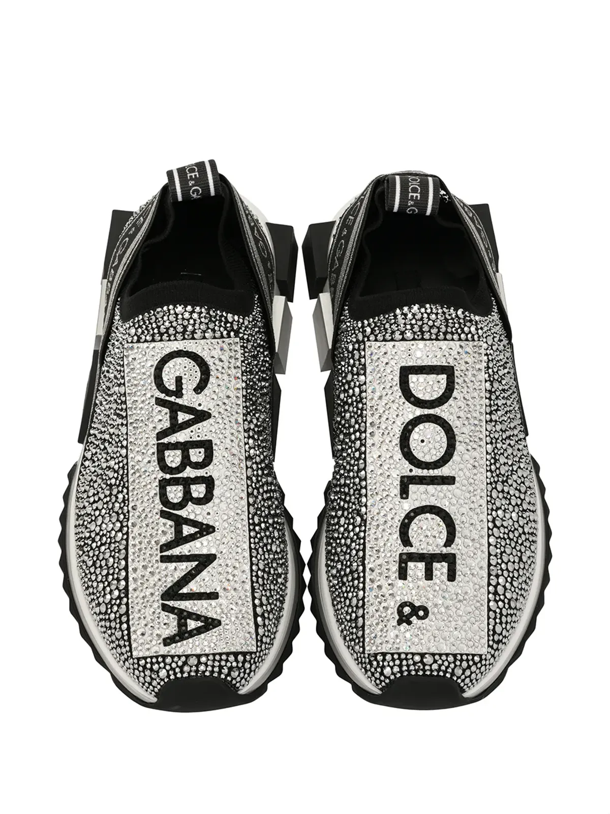 Dolce & Gabbana ソレント クリスタル装飾スニーカー - 画像4