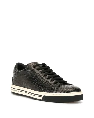 Dolce & Gabbana ローマレザー スニーカー ブラック - サムネイル2
