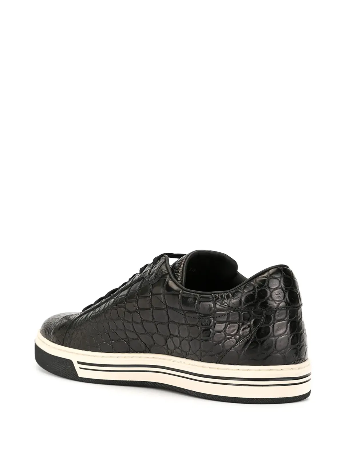 Dolce & Gabbana ローマレザー スニーカー ブラック - 画像3