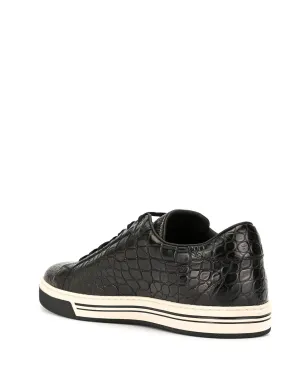 Dolce & Gabbana ローマレザー スニーカー ブラック - サムネイル3