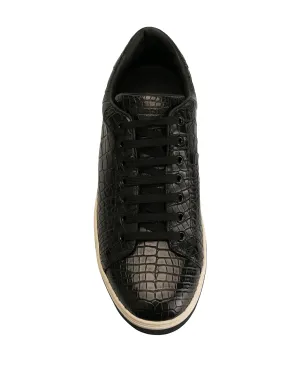 Dolce & Gabbana ローマレザー スニーカー ブラック - サムネイル4