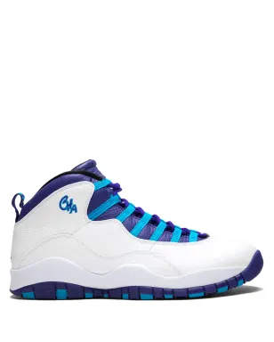 Jordan エアジョーダン レトロ10 ハイカット スニーカー ブルー - サムネイル1