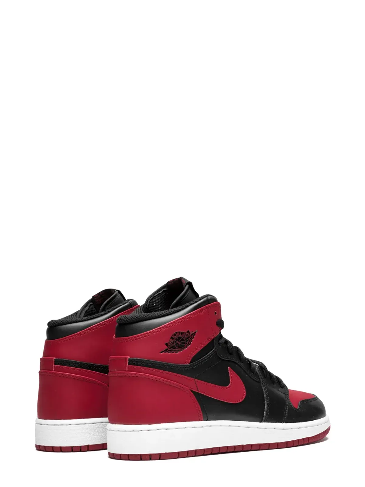 Jordan Kids エアジョーダン 1 レトロ ハイ OG 'Bred' スニーカー - 画像3