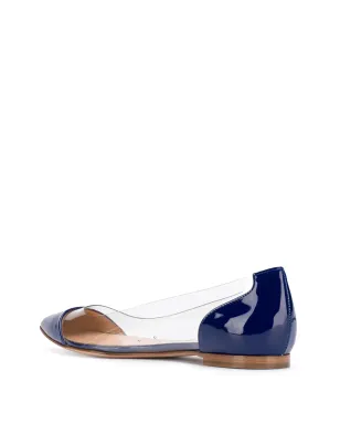 Gianvito Rossi Azure Trasp バレエシューズ - サムネイル2