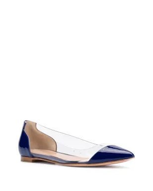 Gianvito Rossi Azure Trasp バレエシューズ - サムネイル3