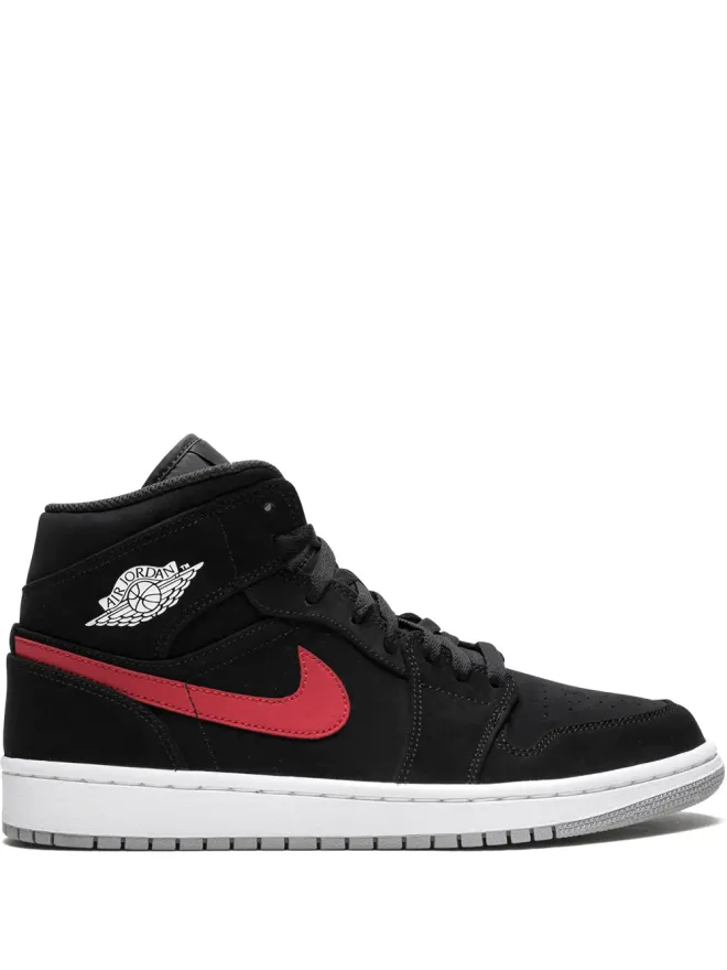 Jordan Jordan エアジョーダン 1 ミッド スニーカー ブラックの商品画像