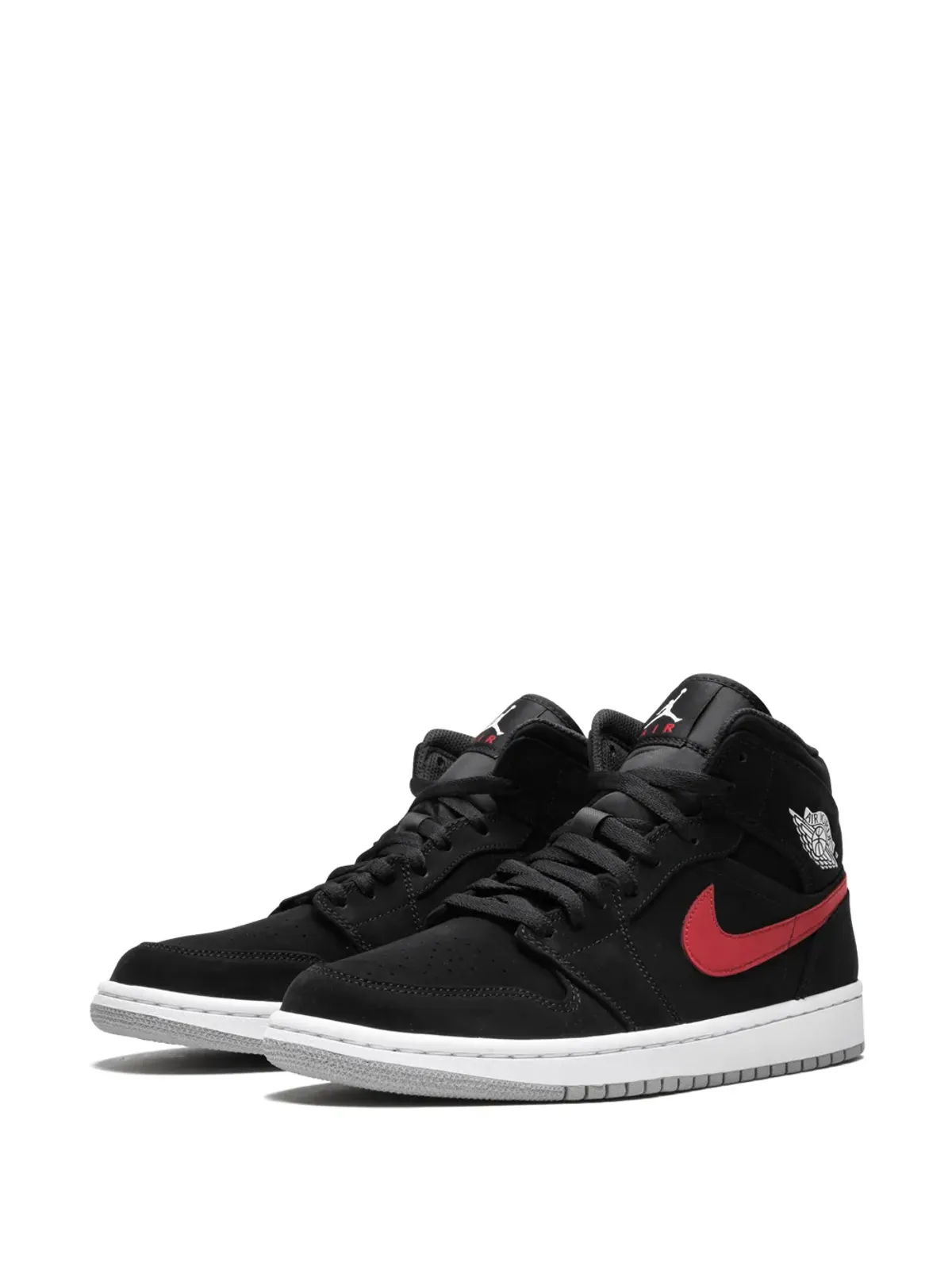 Jordan エアジョーダン 1 ミッド スニーカー ブラック - 画像2