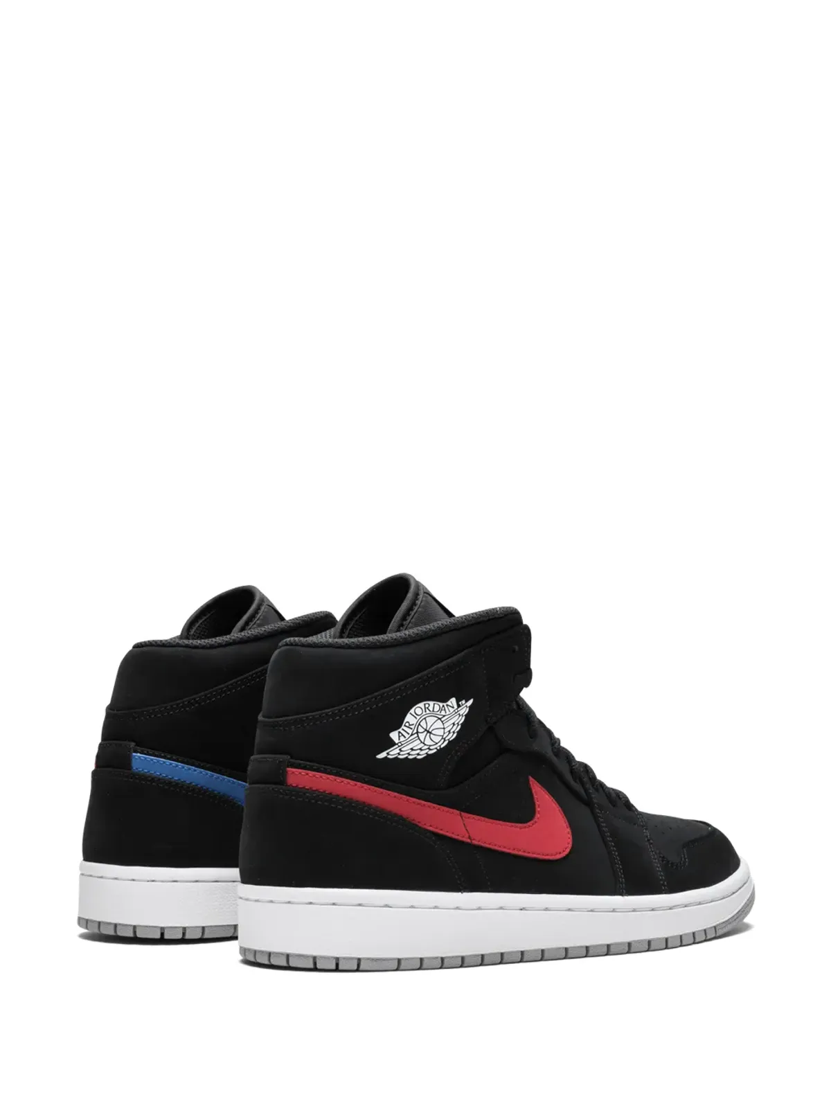 Jordan エアジョーダン 1 ミッド スニーカー ブラック - 画像3