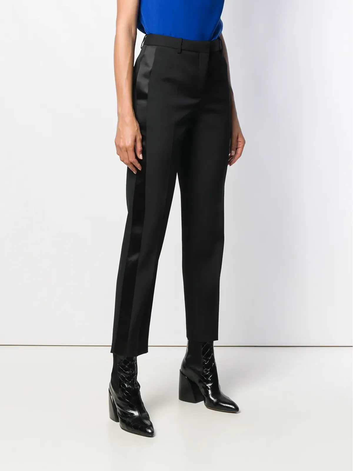 Givenchy サテンパネルのタキシードパンツ ブラック - 画像3