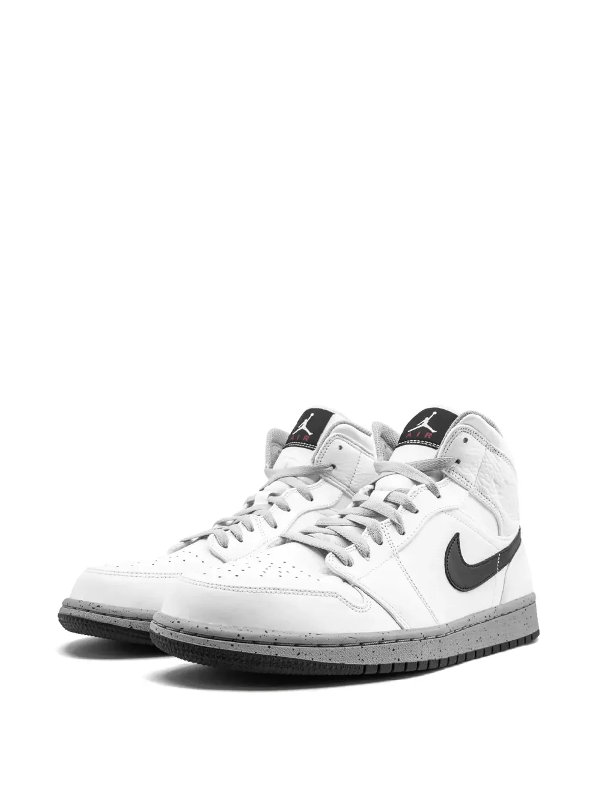Jordan エアジョーダン 1 ミッド White/Cement スニーカー - 画像2