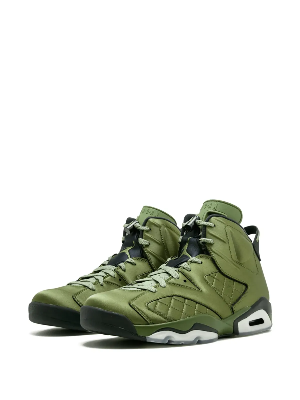 Jordan エアジョーダン 6 レトロ ピナクル「Promo Flight Jacket」スニーカー - グリーン - 画像2