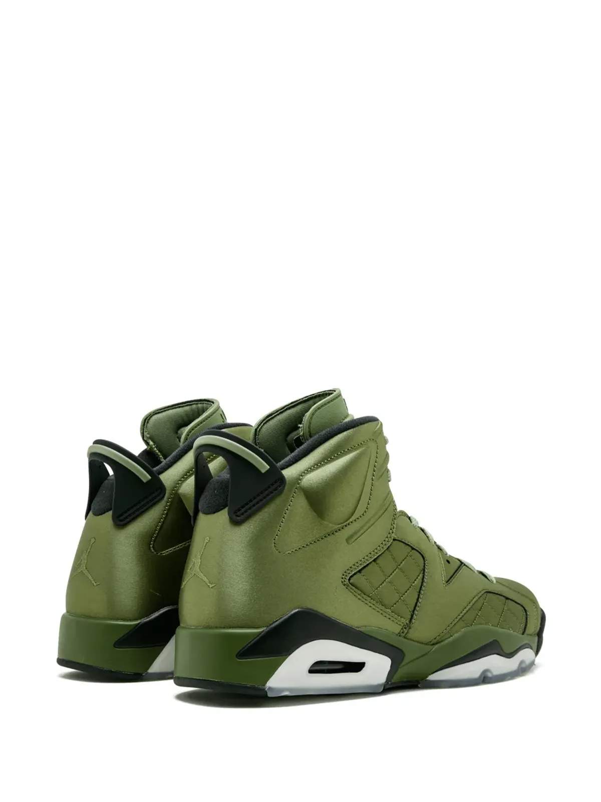 Jordan エアジョーダン 6 レトロ ピナクル「Promo Flight Jacket」スニーカー - グリーン - 画像3