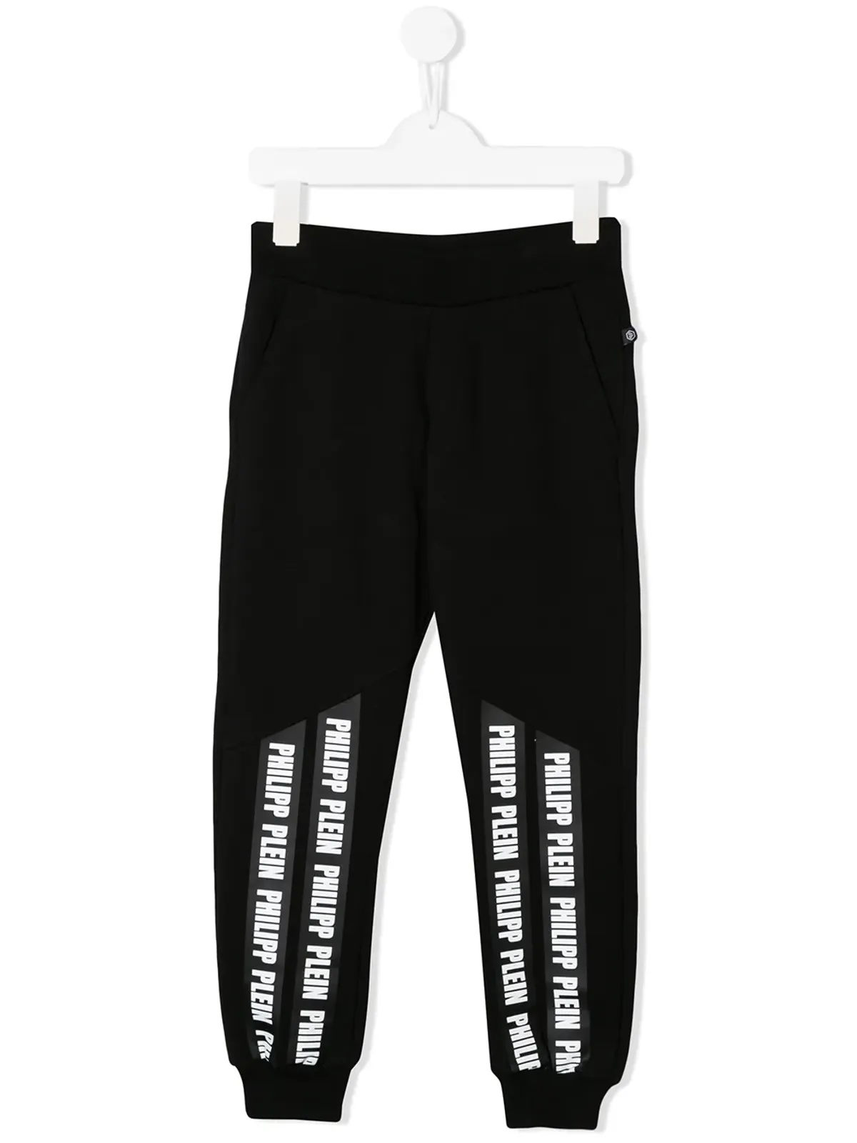 Philipp Plein Junior ロゴテープジョガーパンツ - 画像1