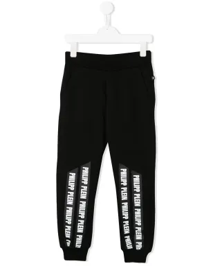 Philipp Plein Junior ロゴテープジョガーパンツ - サムネイル1