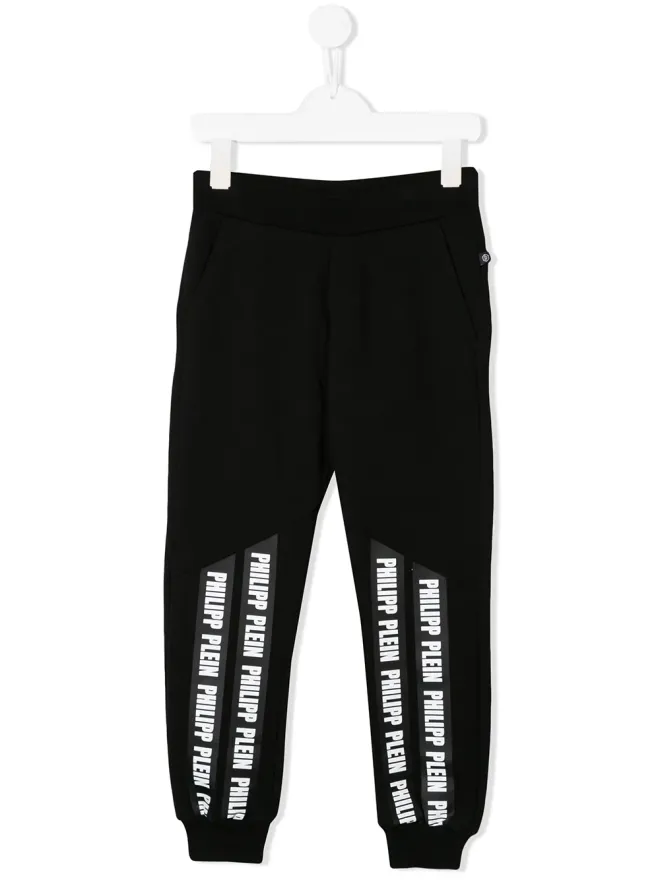 Philipp Plein Junior Philipp Plein Junior ロゴテープジョガーパンツの商品画像