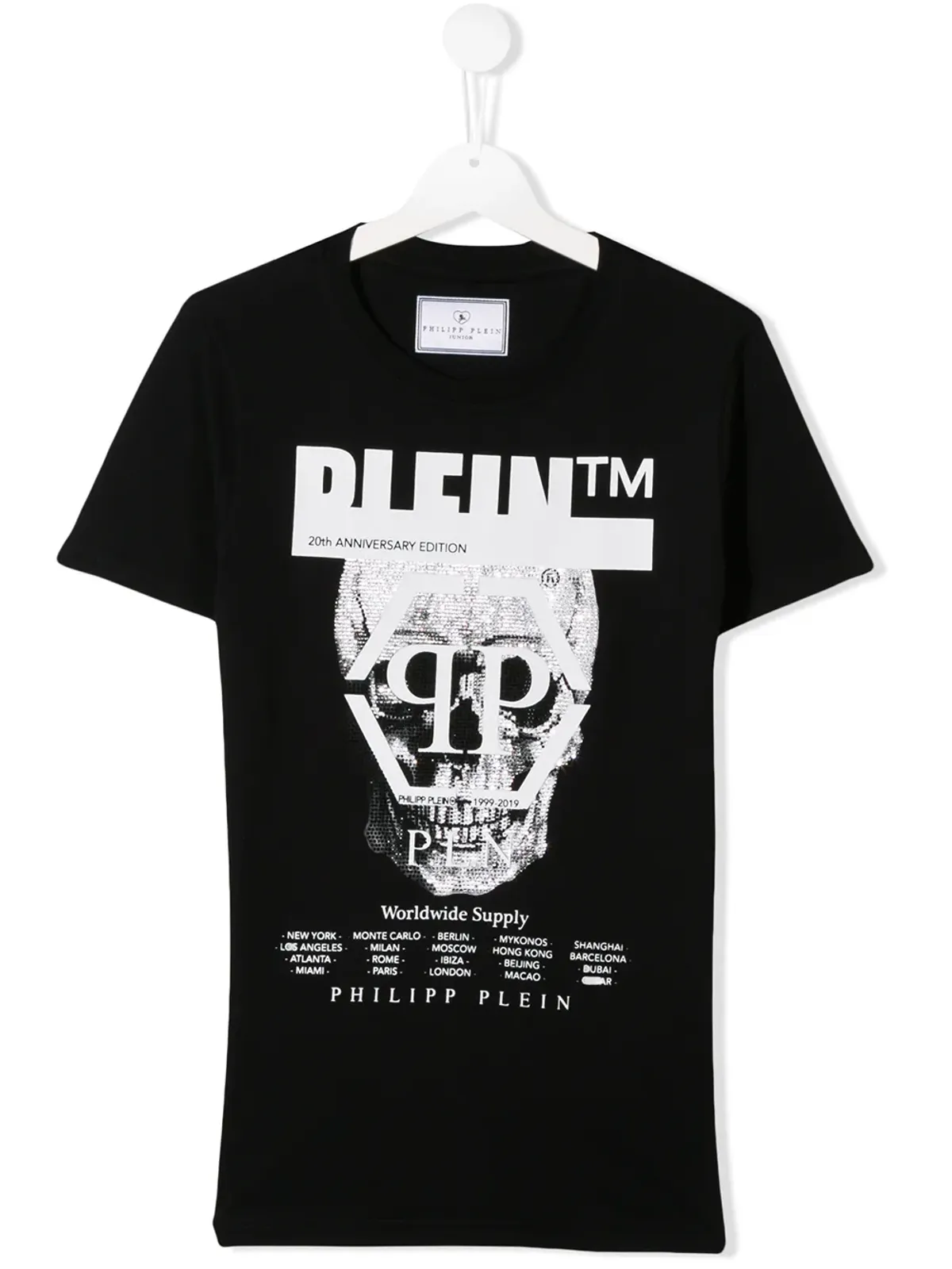 Philipp Plein Junior フォトグラフィックプリント ロゴTシャツ - 画像1