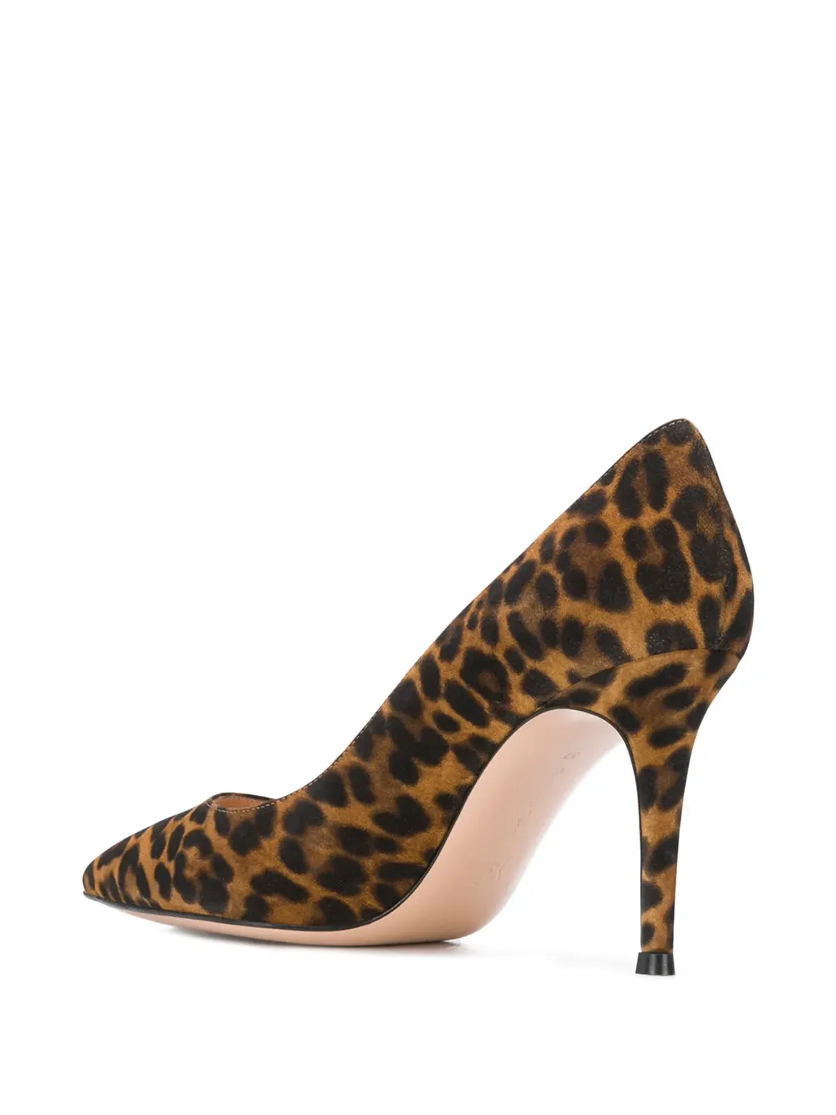 Gianvito Rossi 85mm レオパードプリントパンプス - 画像3