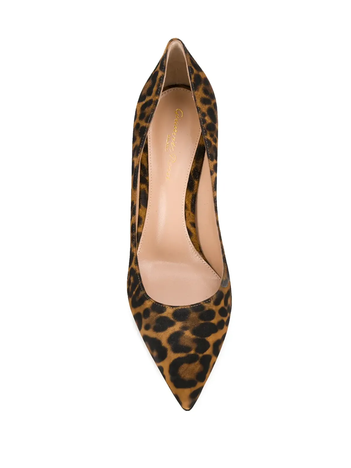 Gianvito Rossi 85mm レオパードプリントパンプス - 画像4